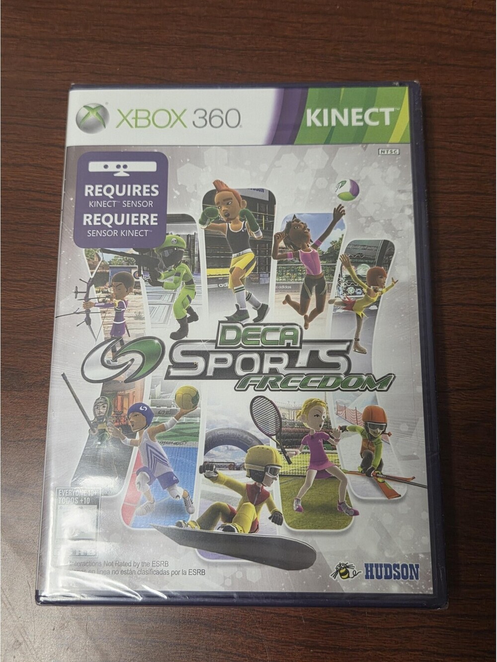 Deca Sports Freedom Xbox 360 Kinect Game New Sealed E10+ Hudson NTSC-U/C 2010